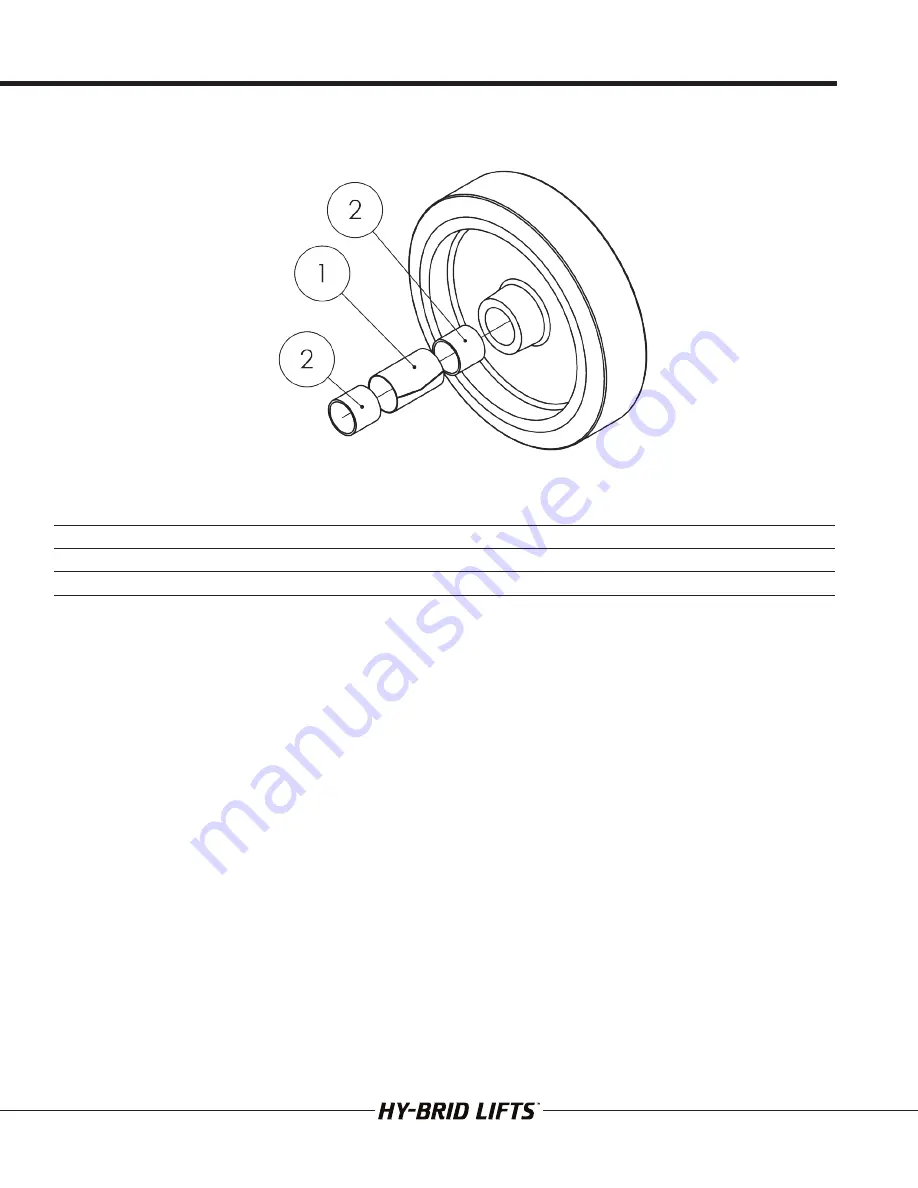 Hy-Brid Lifts HB-1230 Maintenance And Troubleshooting Manual Download Page 42