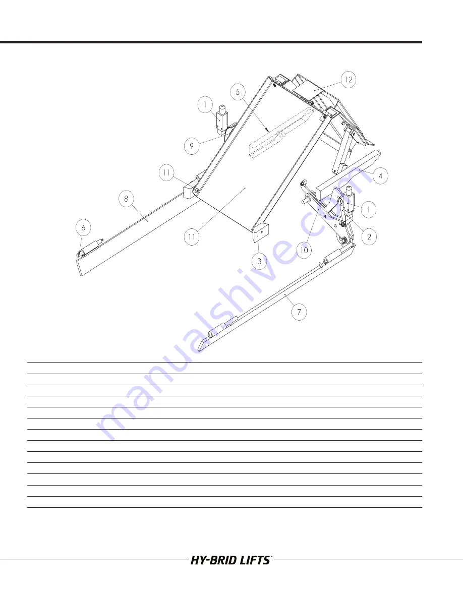 Hy-Brid Lifts HB-1230 Maintenance And Troubleshooting Manual Download Page 46