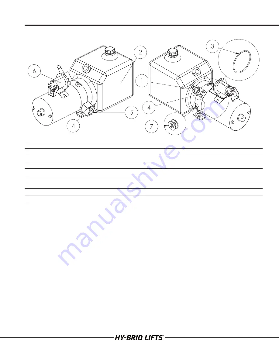 Hy-Brid Lifts HB-1230 Maintenance And Troubleshooting Manual Download Page 47