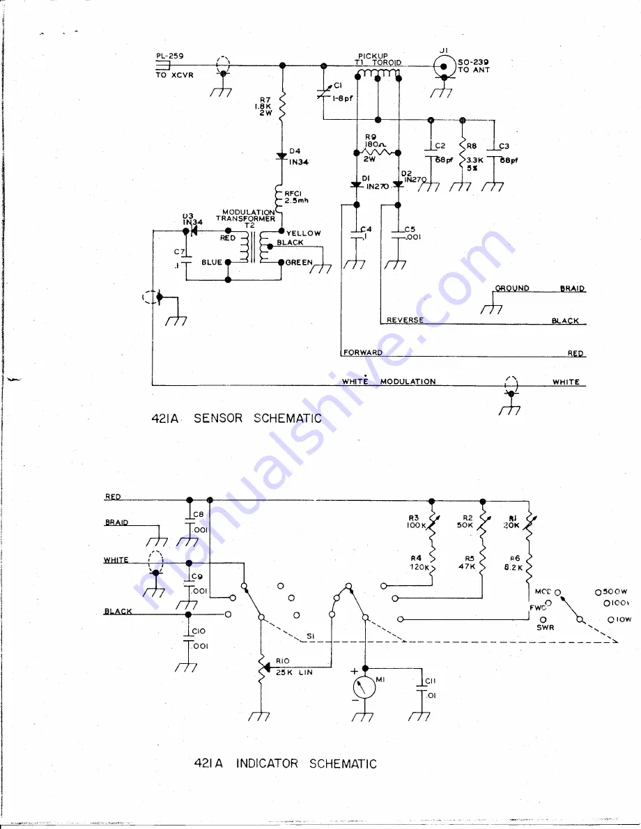 Hy-Gain 421A Installation And Operation Instruction Download Page 4