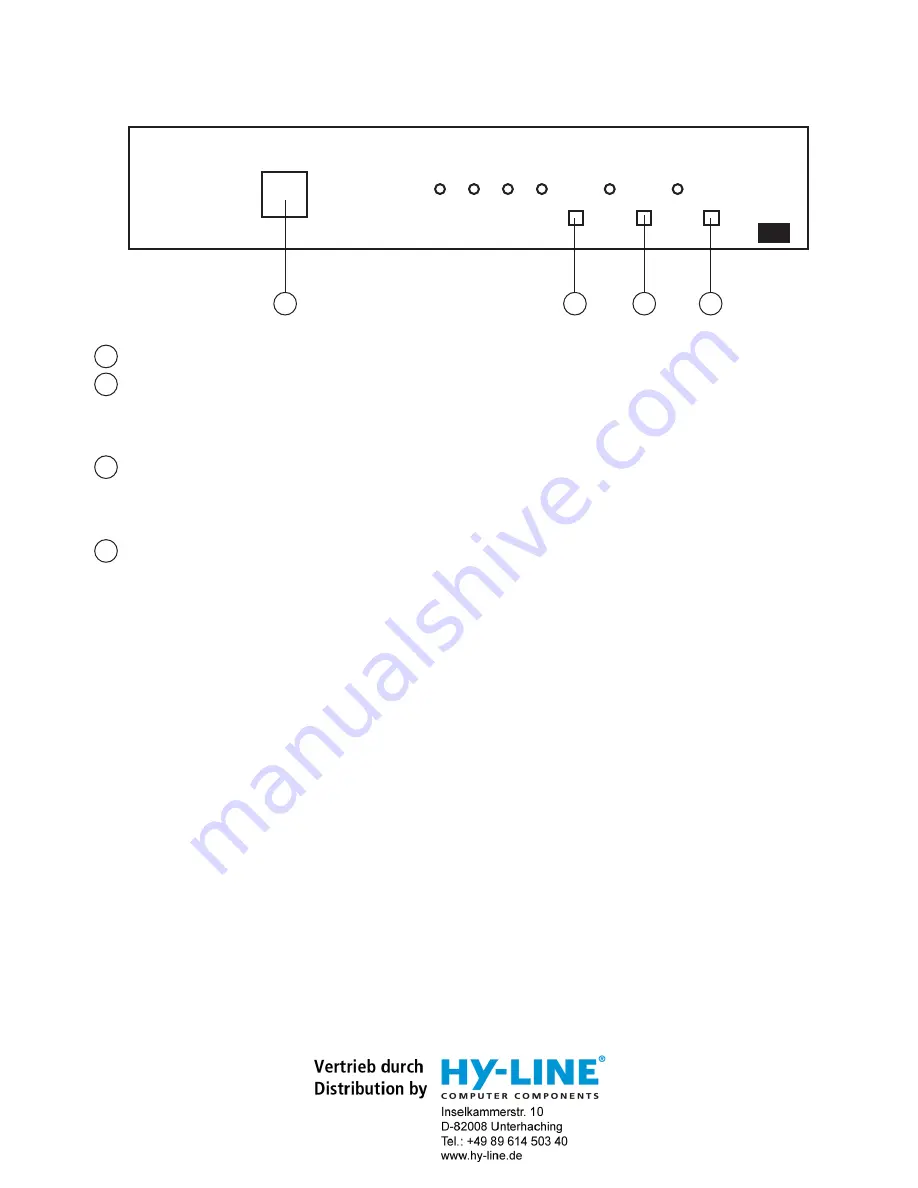 HY-LINE CLUX-42E Operation Manual Download Page 4