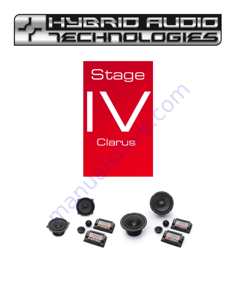 Hybrid Audio Technologies Clarus-Series Installation Manual Download Page 1