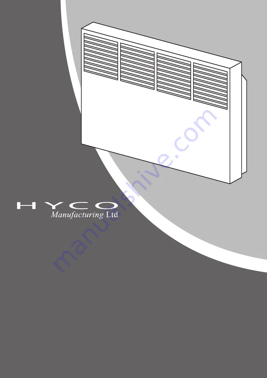 Hyco MG1000T Installation & Operating Instruction Manual Download Page 1