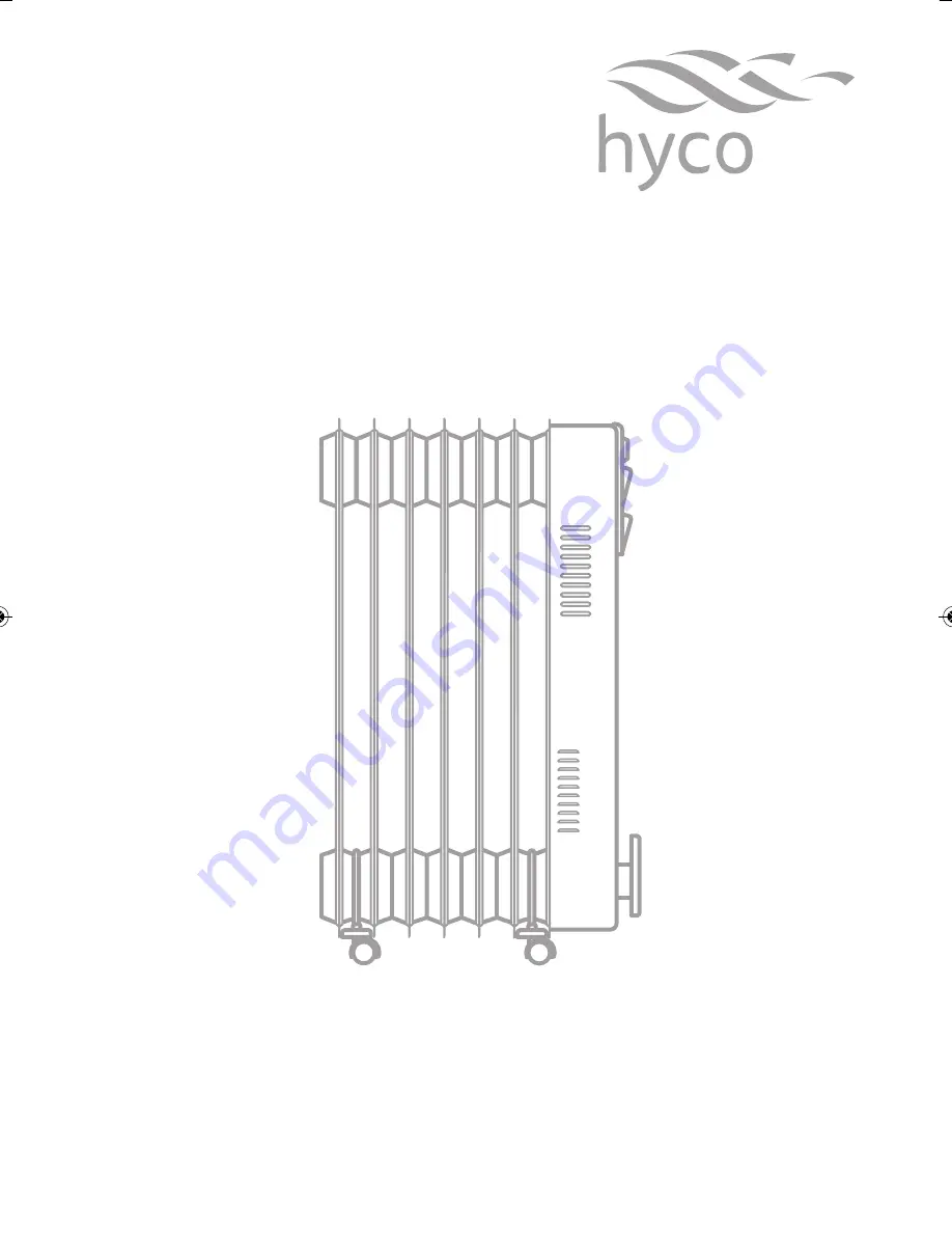 Hyco RAD15Y Скачать руководство пользователя страница 1