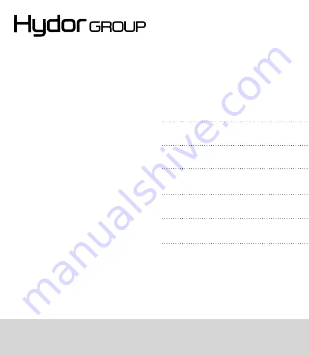 Hydor AQAMAI KP Series User Manual Download Page 3