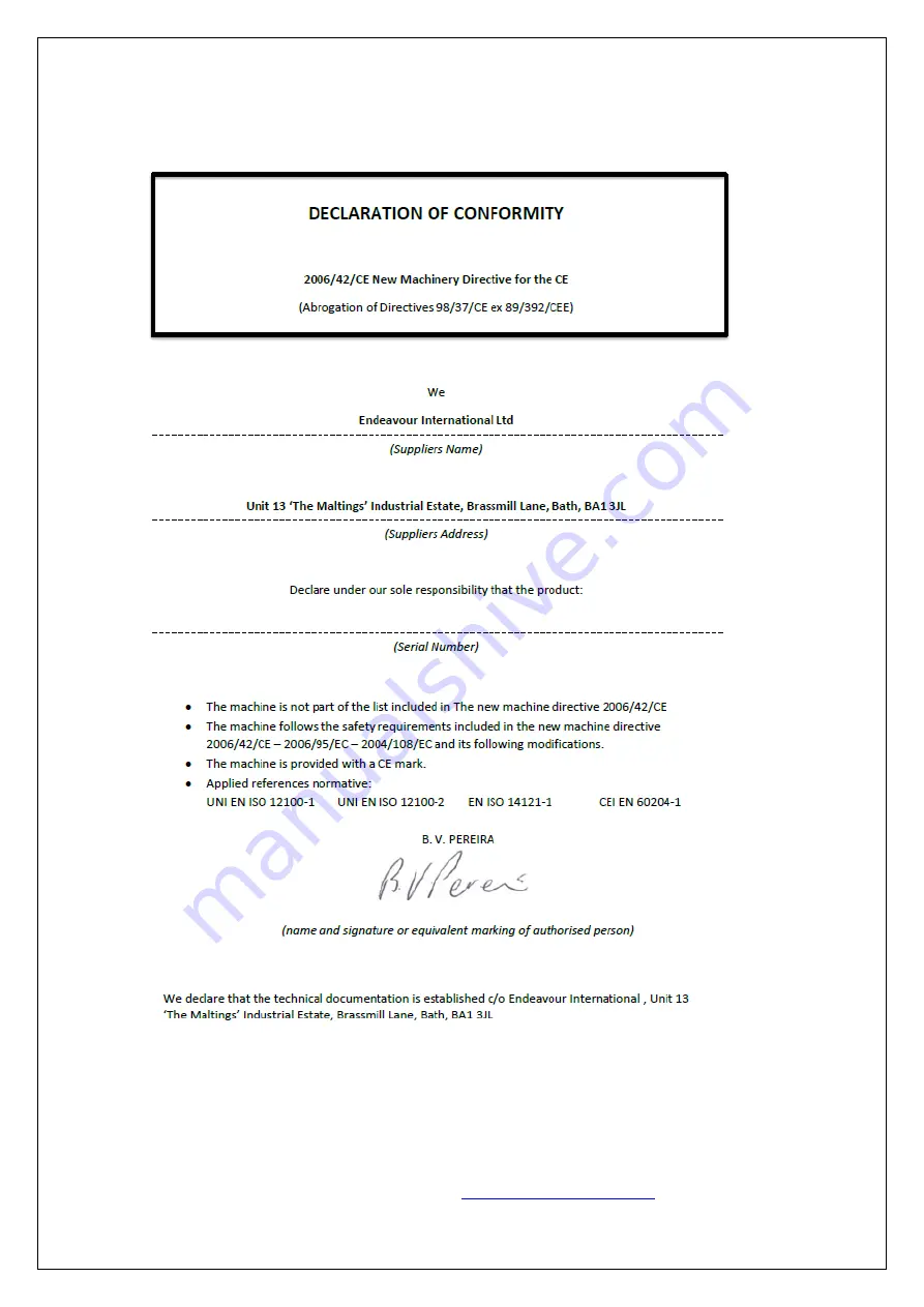 Hydralok H25ECO-QC User Manual Download Page 4