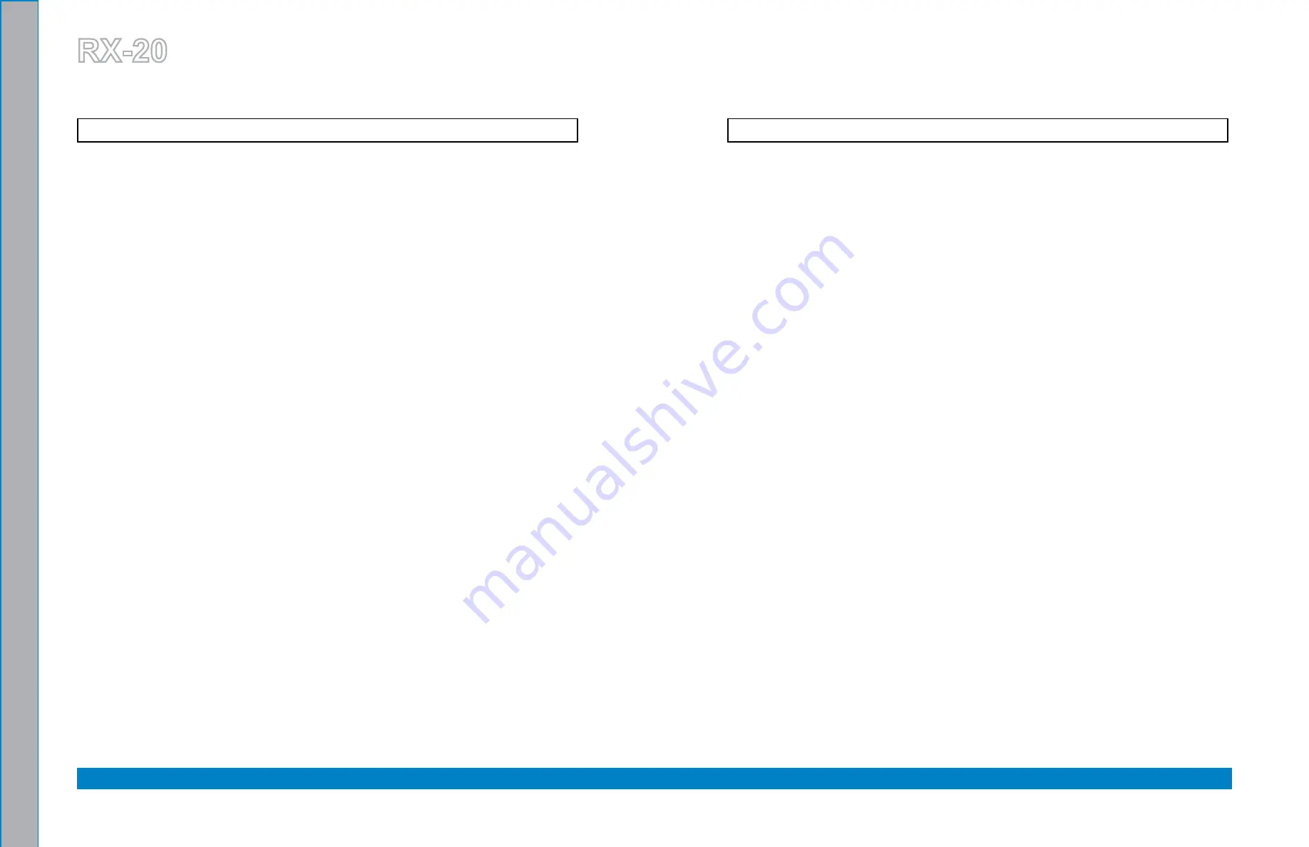 HydraMaster RX-20 700-041-006 Owner'S Manual Download Page 36