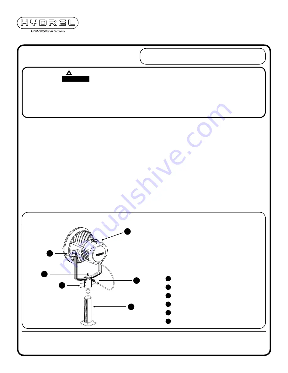 Hydrel TPS3 Series Installation Instructions Download Page 4