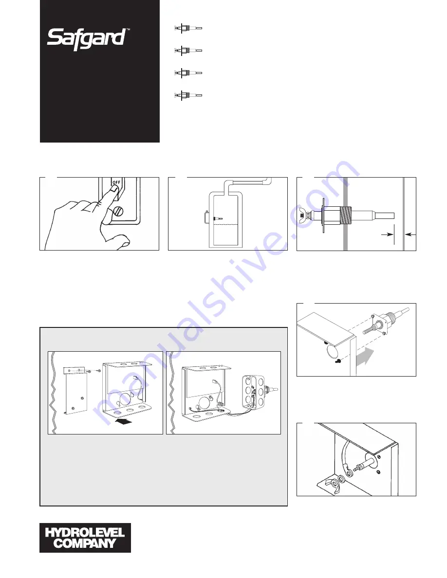 Hydrolevel Company Safgard 400 Series Instruction Manual Download Page 1