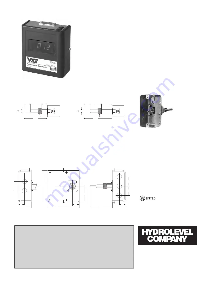 Hydrolevel Company Safgard 400 Series Instruction Manual Download Page 4