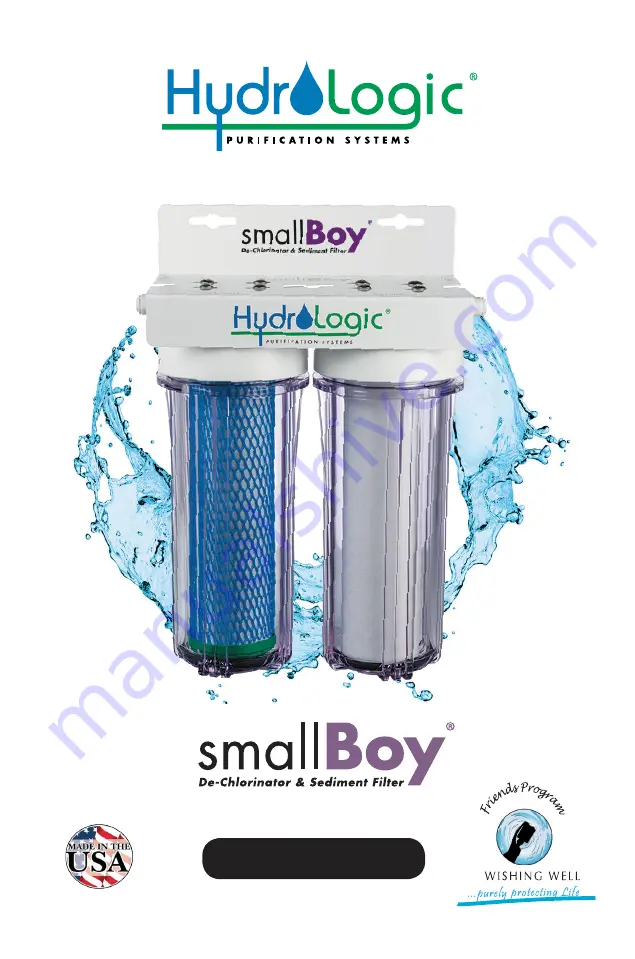 HydroLogic smallBoy HGC728875 Скачать руководство пользователя страница 1