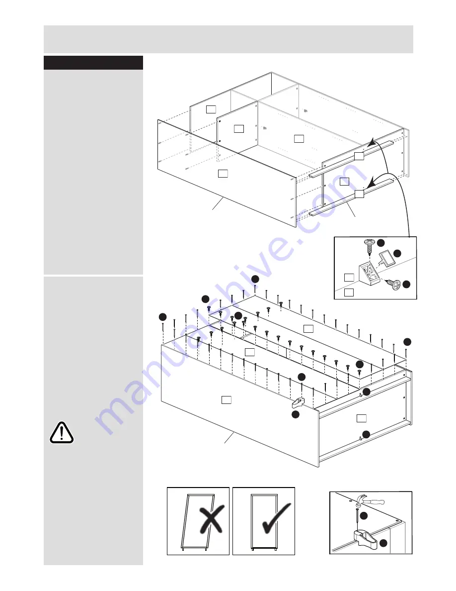 hygena Bergen 228/2840 Assembly Instructions Manual Download Page 9