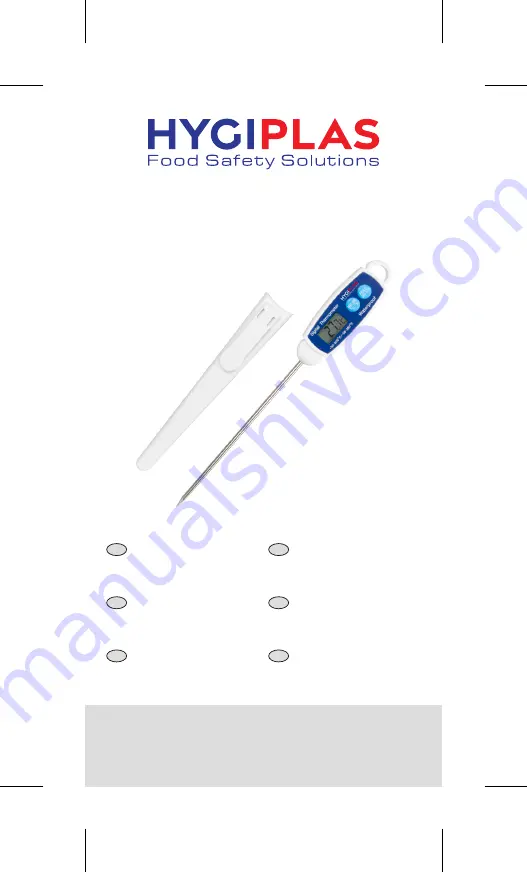 HYGIPLAS GH628 Скачать руководство пользователя страница 1