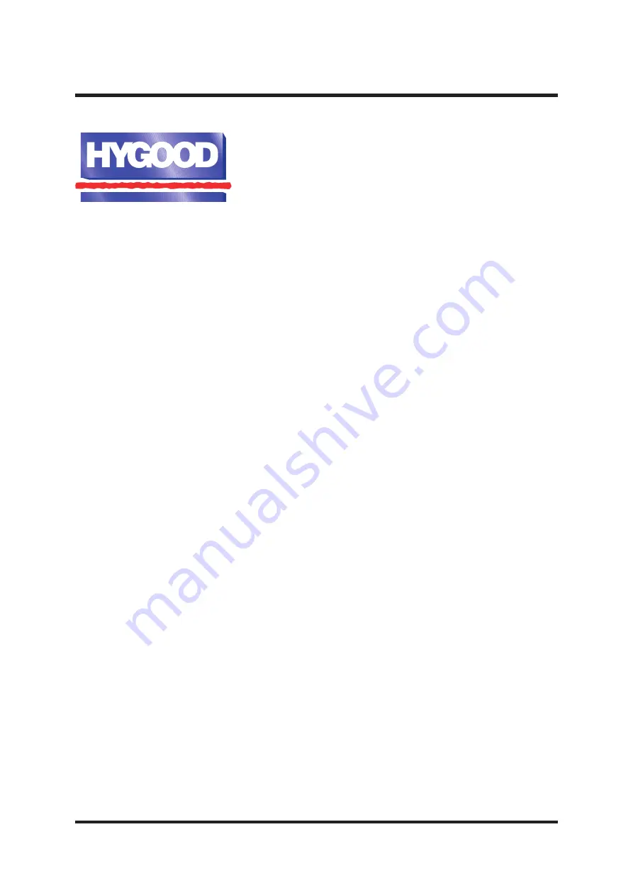 Hygood FM-200 Installation Manual Download Page 1