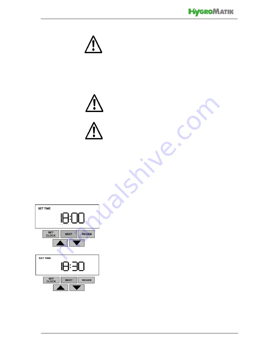 HygroMatik WaterLine Double Operating Manual Download Page 23