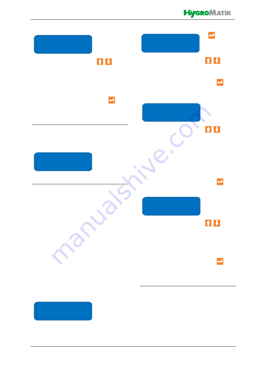 HygroMatik WL-ROL 160-1200 Series Скачать руководство пользователя страница 54