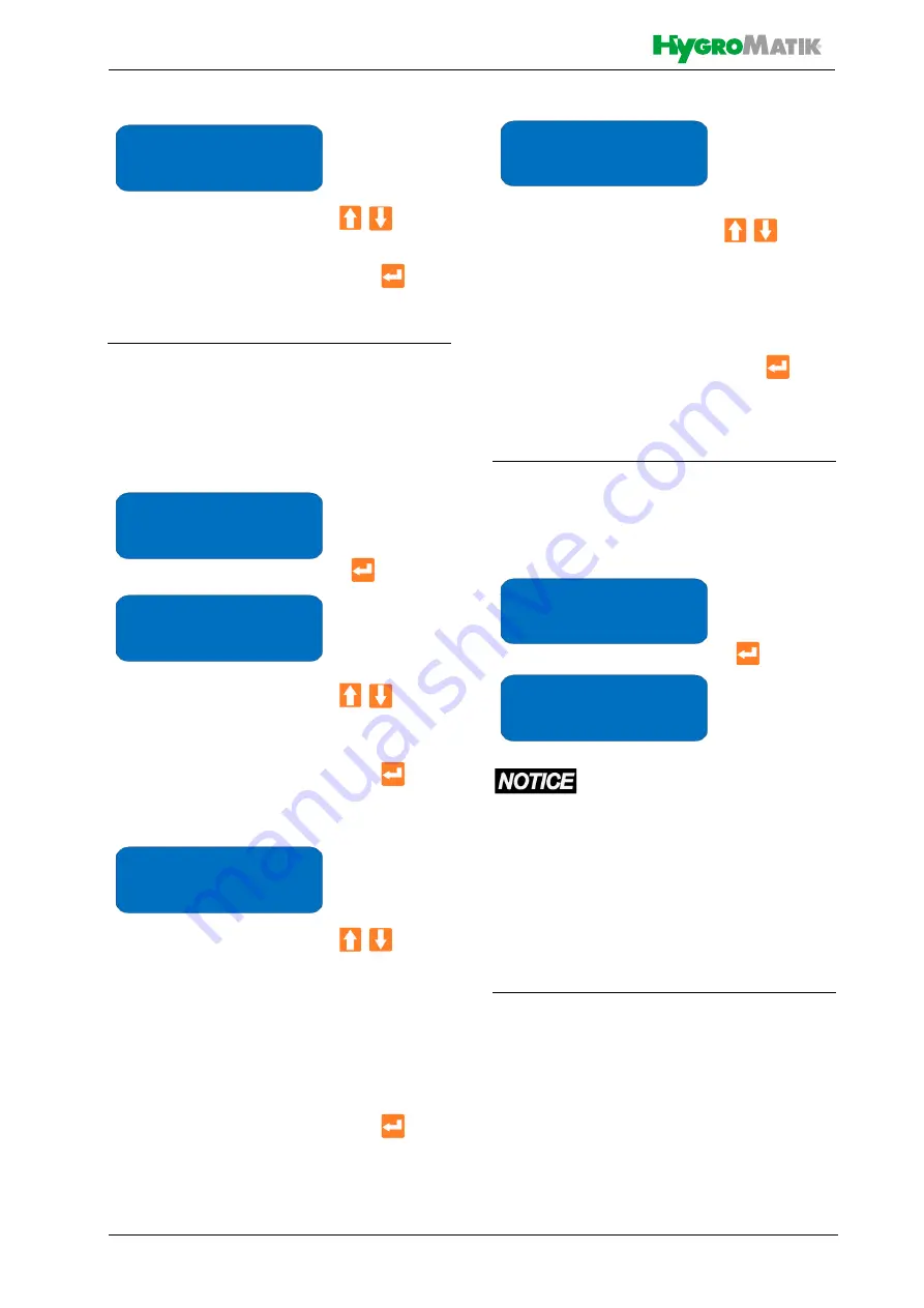 HygroMatik WL-ROL 160-1200 Series Скачать руководство пользователя страница 60