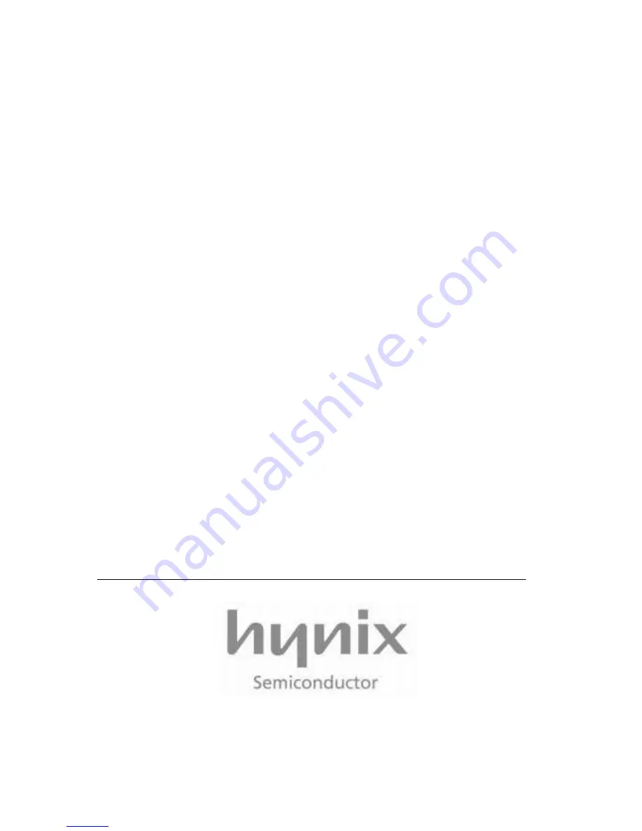 Hynix Semiconductor GMS81C5108 User Manual Download Page 1