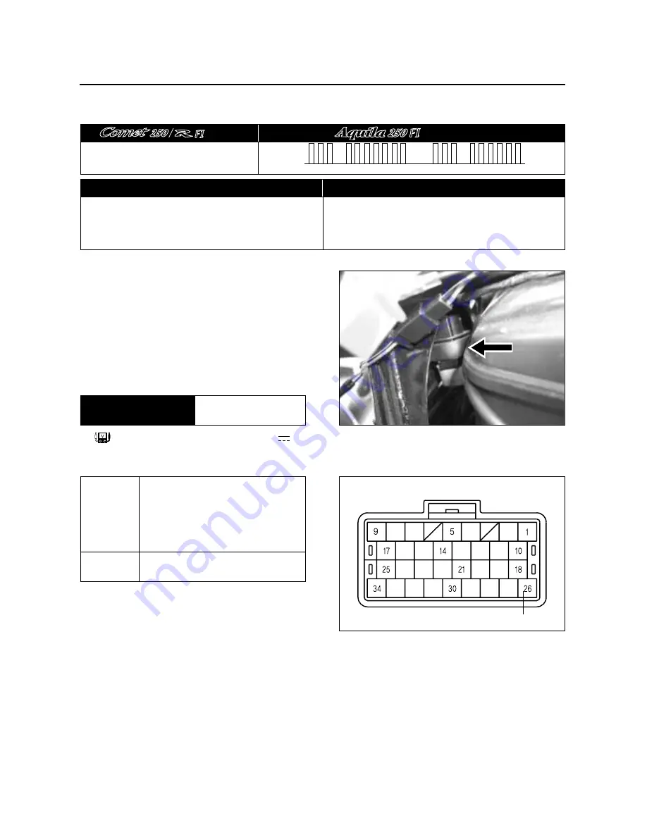 HYOSUNG AQUILA 250 FI Service Manual Download Page 40