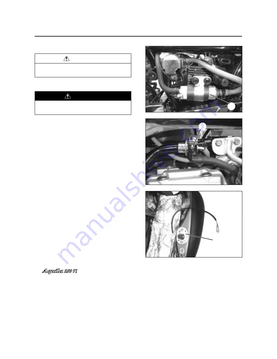 HYOSUNG AQUILA 250 FI Service Manual Download Page 51