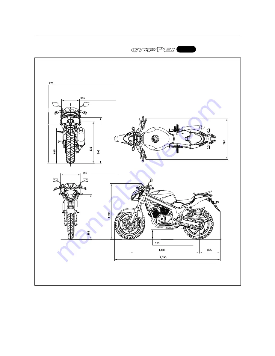 HYOSUNG Aquila GT250 Ej Service Manual Download Page 11