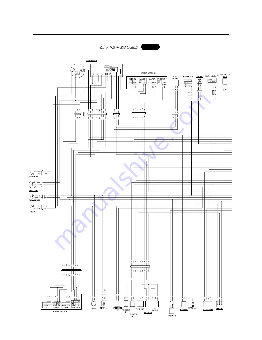 HYOSUNG Aquila GT250 Ej Service Manual Download Page 115