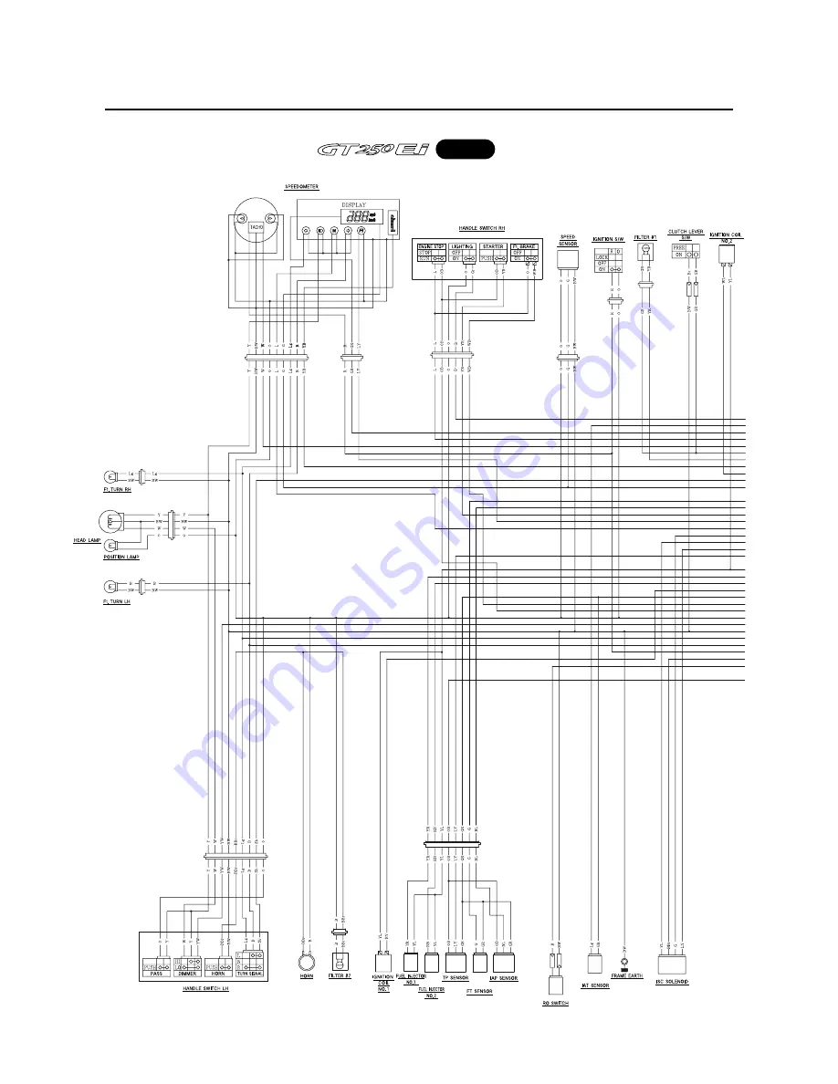 HYOSUNG Aquila GT250 Ej Service Manual Download Page 119