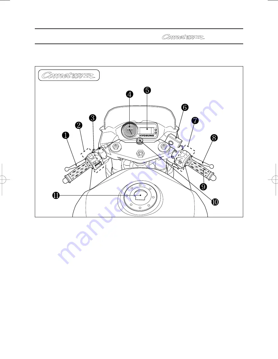 HYOSUNG Comet 650 Manual Download Page 27