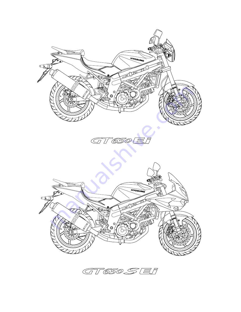 HYOSUNG GT650 - PARTS CATALOGUE Owner'S Manual Download Page 4