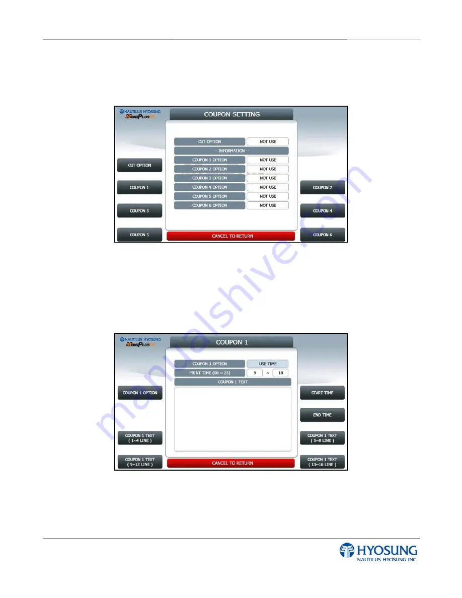 HYOSUNG NH-2700T Operator'S Manual Download Page 133