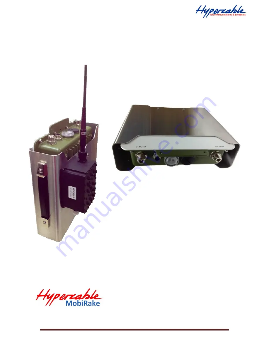 Hypercable 400MHz TDMA bridge / 802.11b/g/n AP User Manual Download Page 1