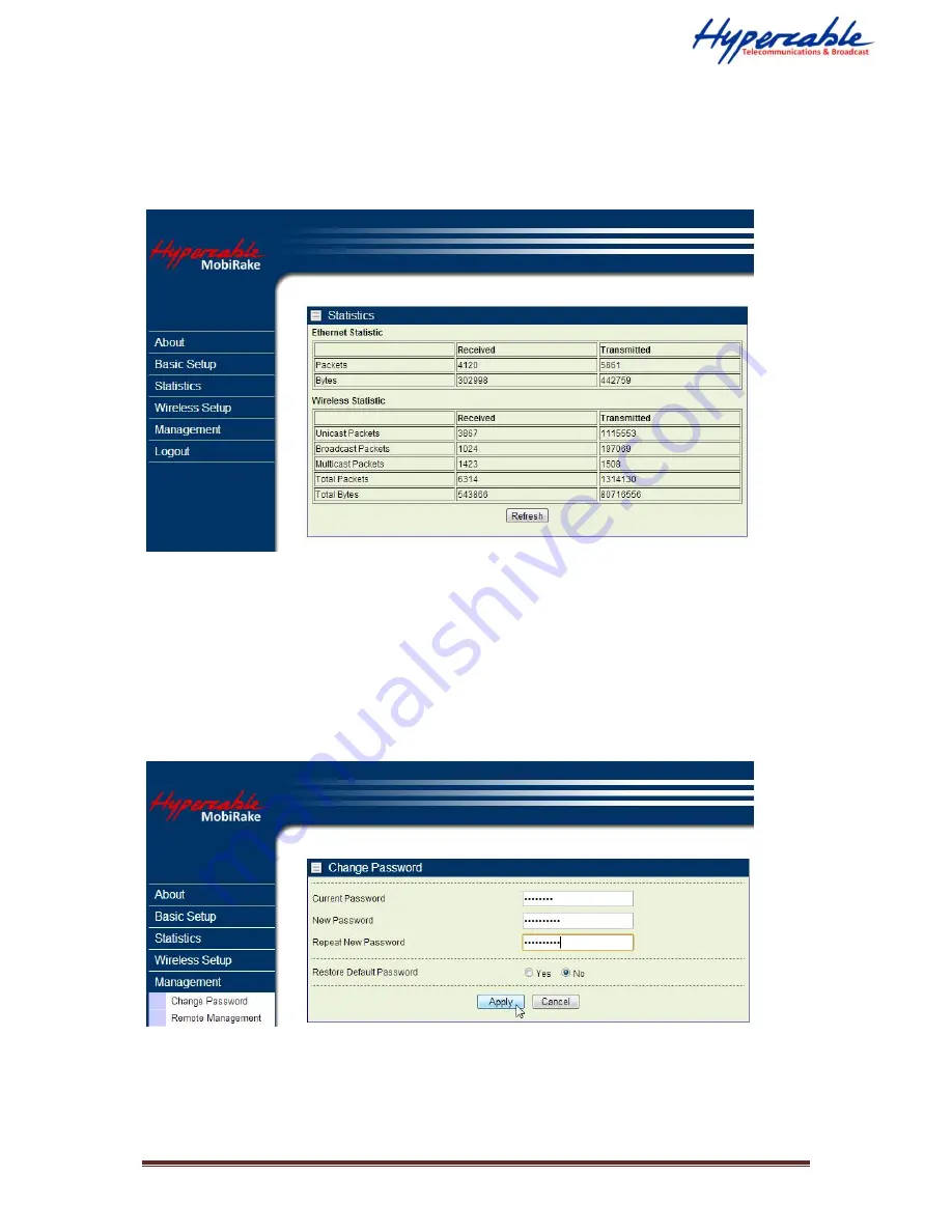 Hypercable 400MHz TDMA bridge / 802.11b/g/n AP User Manual Download Page 35