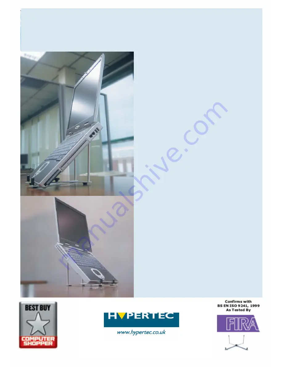 Hypertec Cool Laptop Stand Specifications Download Page 1