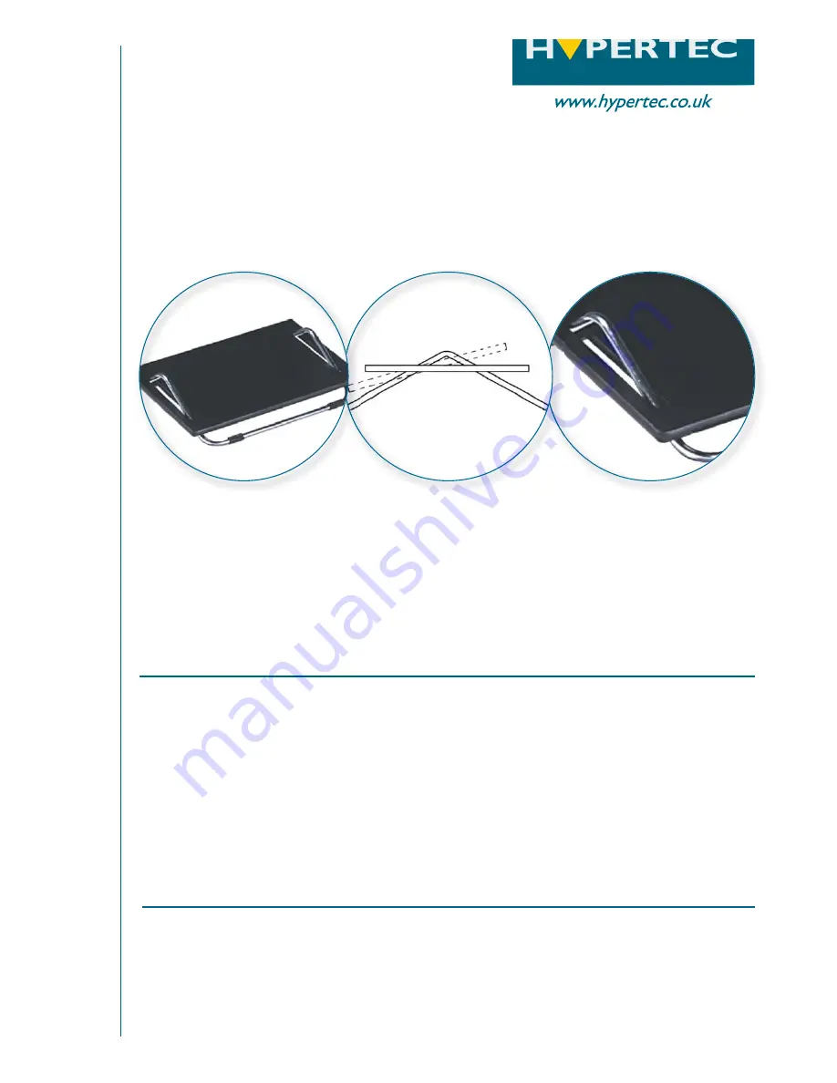 Hypertec Ergonomics Simple Footrest Specifications Download Page 1