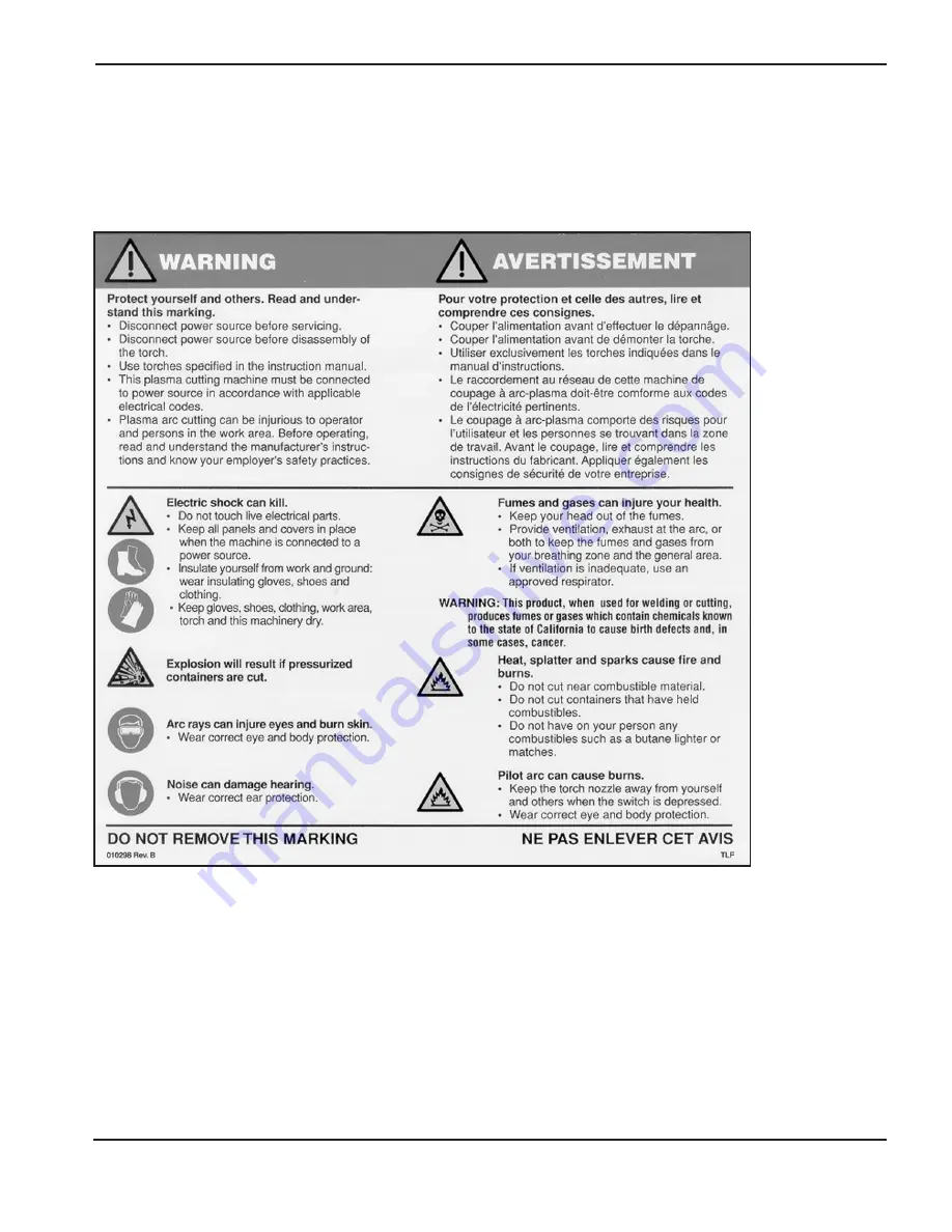 Hypertherm HPR130 Instruction Manual Download Page 37