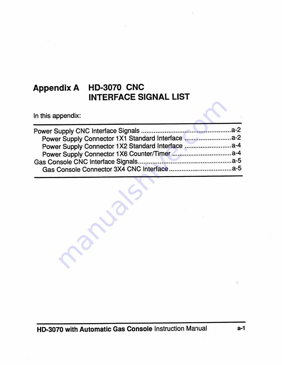 Hypertherm HyDefinition HD3070 Instruction Manual Download Page 203