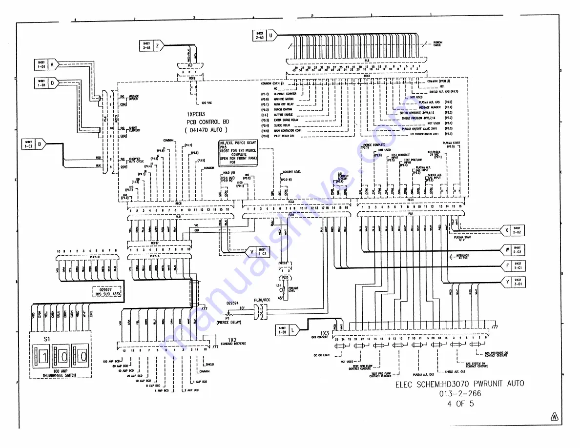 Hypertherm HyDefinition HD3070 Instruction Manual Download Page 242