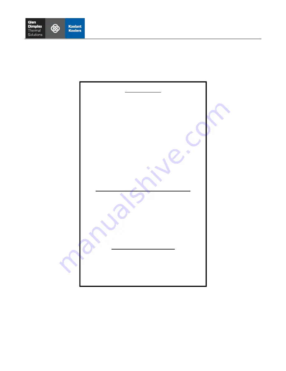 Hypertherm Koolant Koolers N-Series User Manual Download Page 2