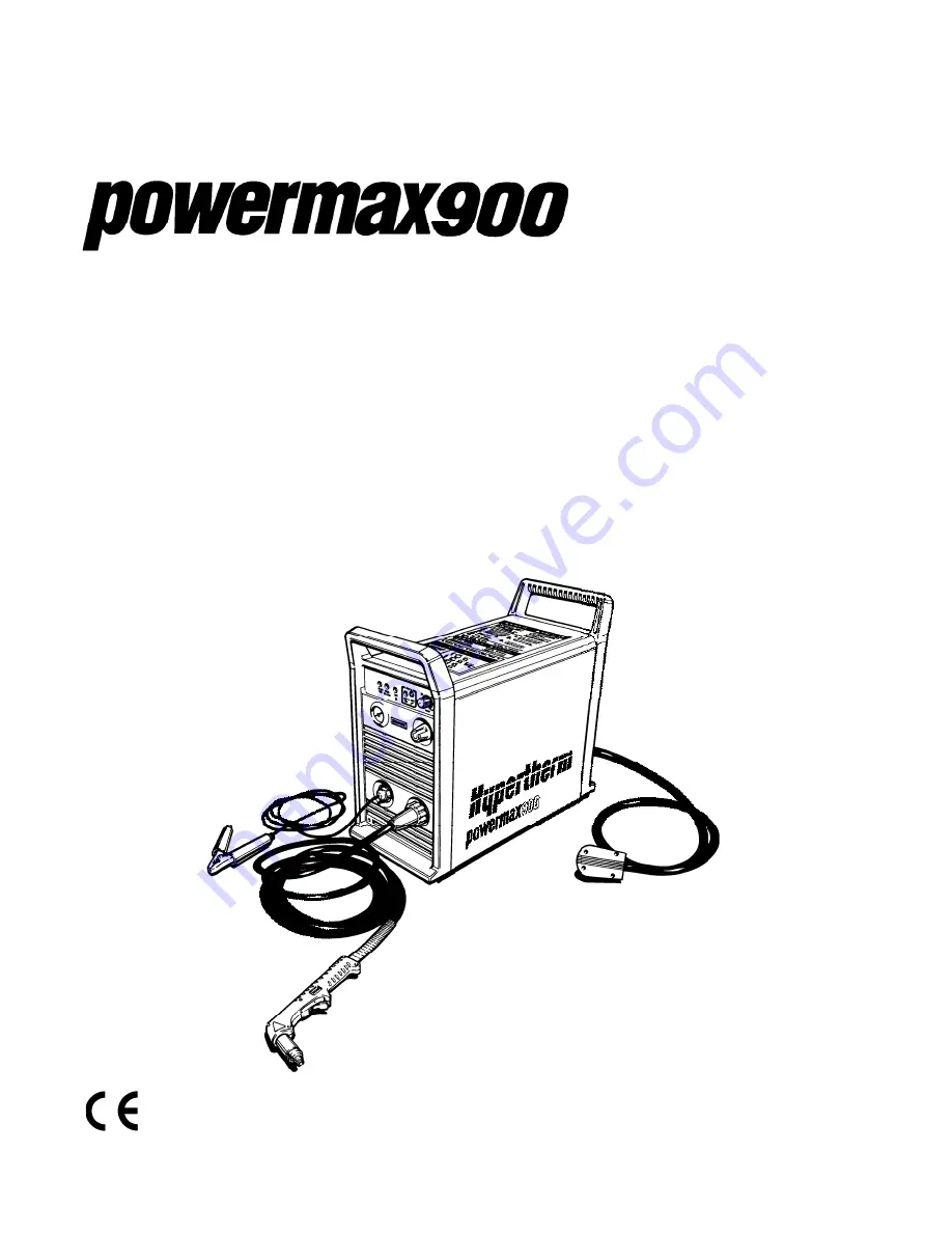 Hypertherm powermax900 Service Manual Download Page 1