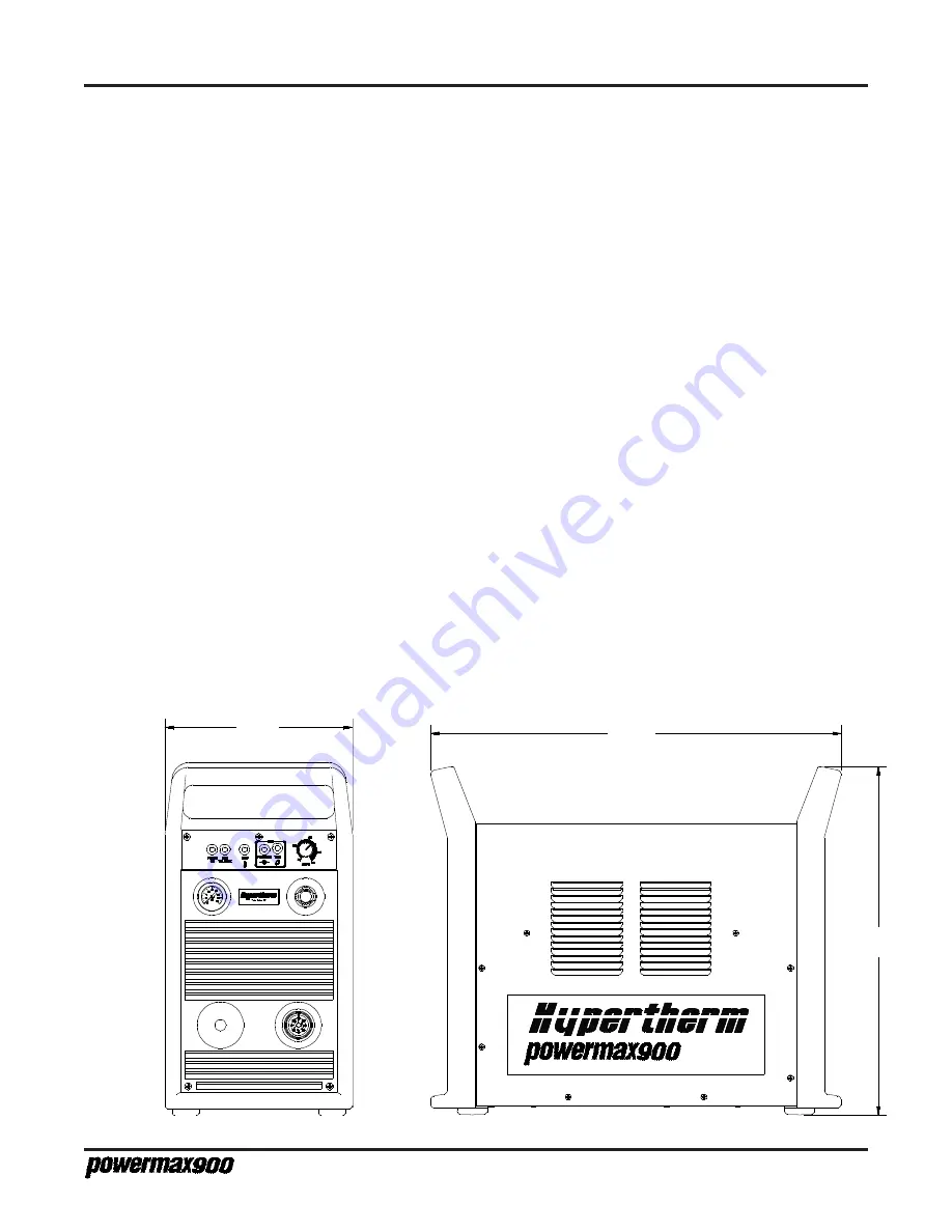 Hypertherm powermax900 Скачать руководство пользователя страница 24