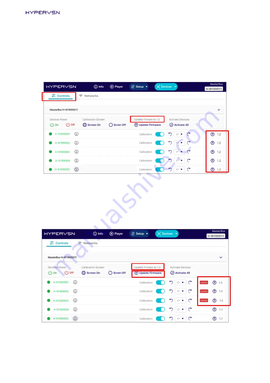 HYPERVSN Masterbox Operating Manual Download Page 24