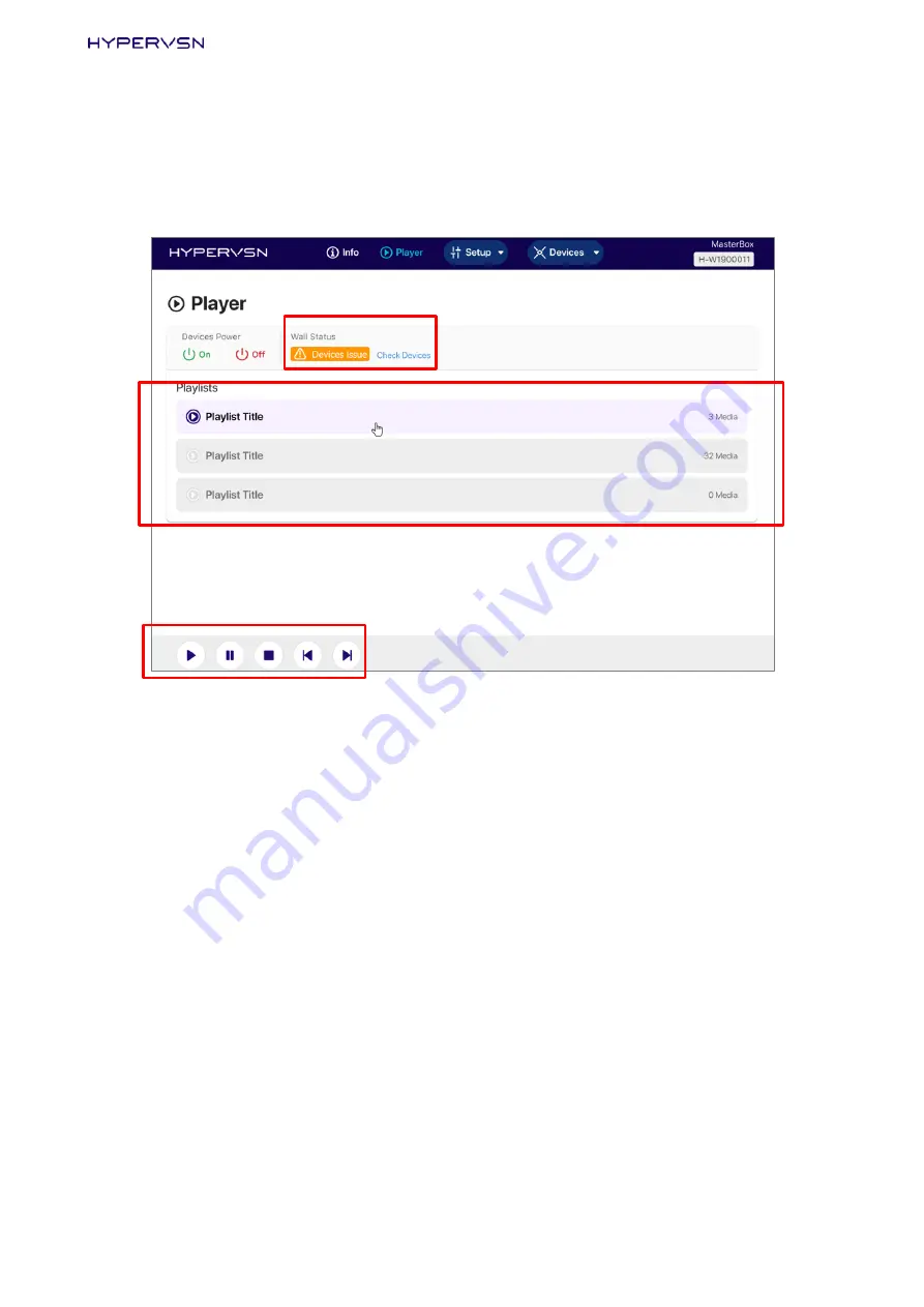 HYPERVSN Masterbox Operating Manual Download Page 32