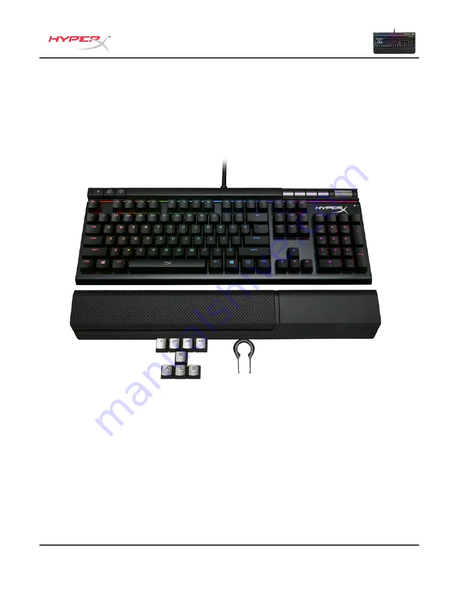 HyperX Alloy Elite RGB User Manual Download Page 31