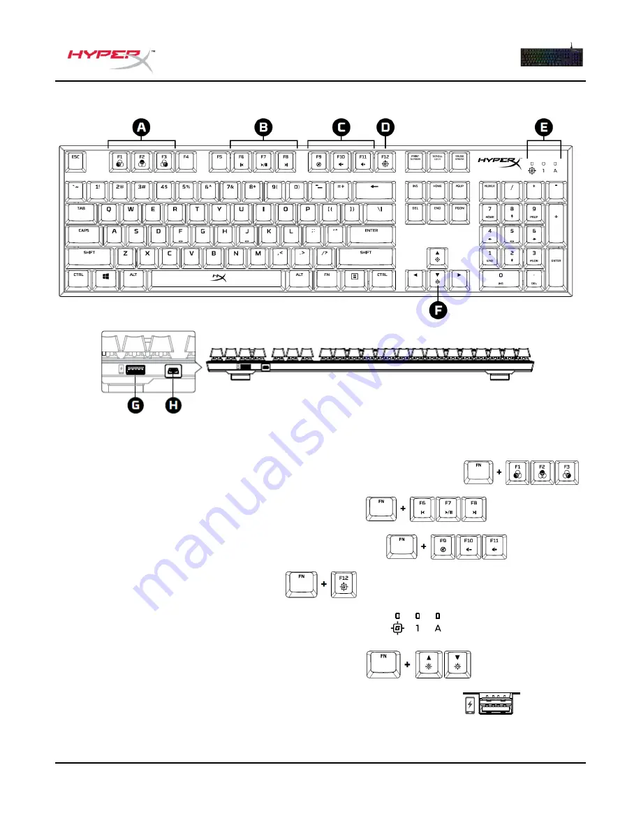 HyperX Alloy FPS RGB User Manual Download Page 10