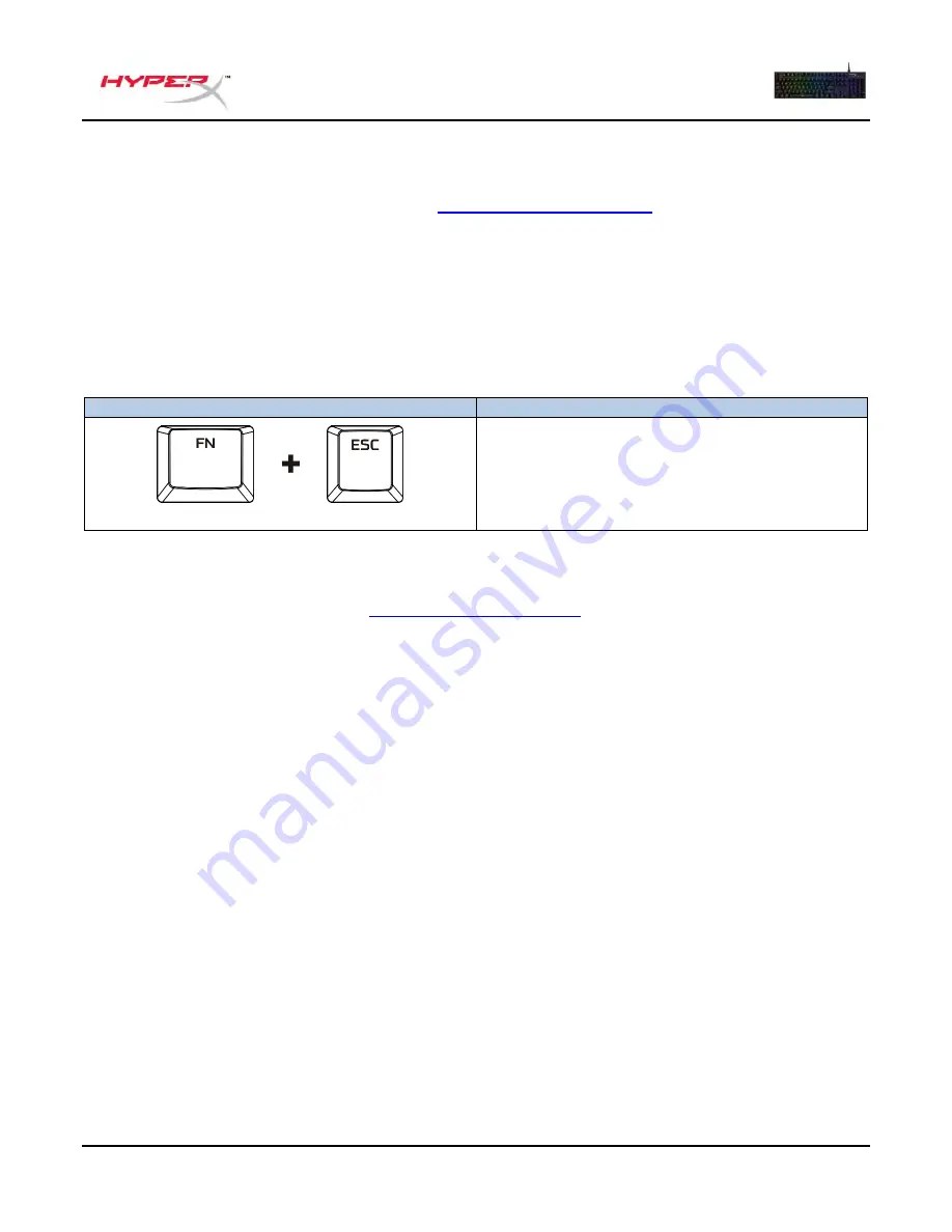 HyperX Alloy Origins HX-KB6RDX-BR User Manual Download Page 73