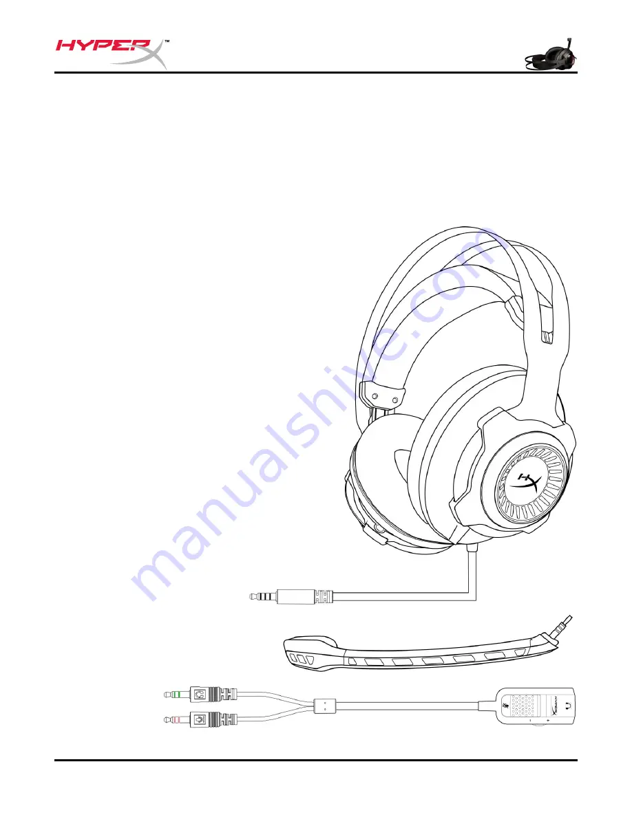 HyperX Cloud Revolver HX-HSCR-BK/AS Скачать руководство пользователя страница 23