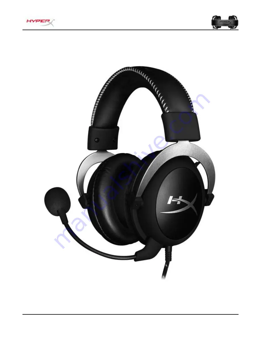 HyperX Cloud Silver User Manual Download Page 42