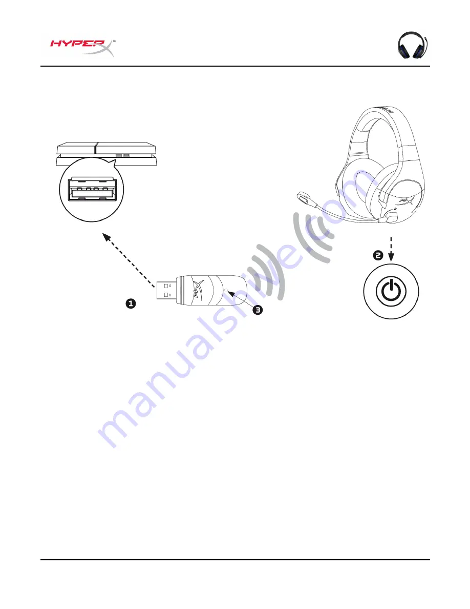 HyperX Cloud Stinger Wireless HX-HSCSW-BK Installation Manual Download Page 9