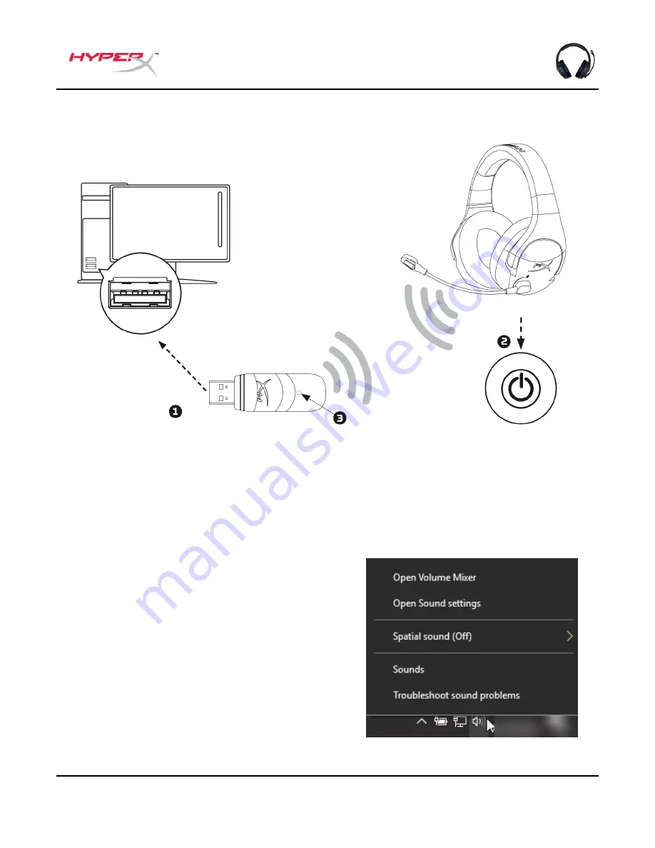 HyperX Cloud Stinger Wireless HX-HSCSW-BK Installation Manual Download Page 167