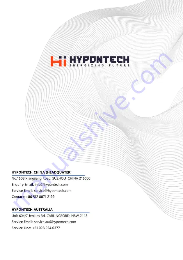 Hypontech HPT Series Скачать руководство пользователя страница 1